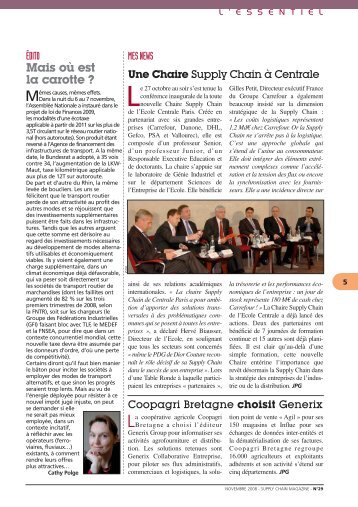 editorial l'essentiel - Supply Chain Magazine