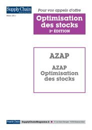 Optimisation des stocks - Supply Chain Magazine
