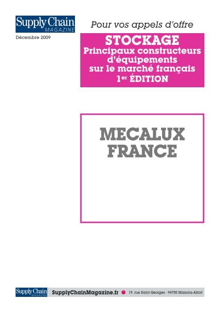 Mecalux - Supply Chain Magazine