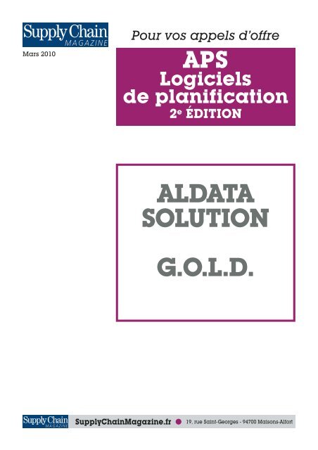 aldata solution Supply Chain Magazine