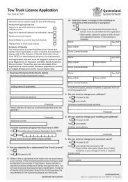 New Customer Application Individual Queensland Government