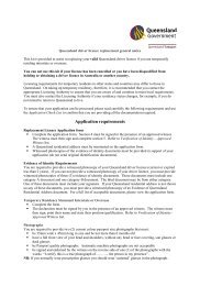 New Customer Application Individual Queensland Government