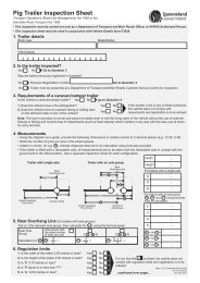 Pig Trailer Inspection Sheet