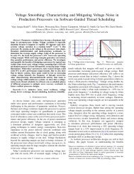 Voltage Smoothing: Characterizing and ... - Harvard University