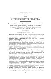 Estate of Teague v. Crossroads Co-op Assn. - Nebraska Judicial ...