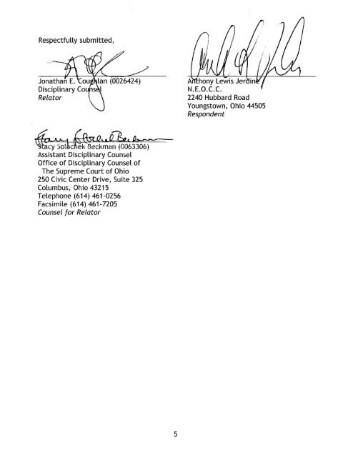 Disciplinary Counsel v. Anthony Lewis-Jerdine, Case No. UPL 09-01