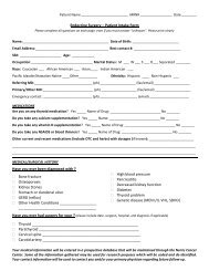 Endocrine Surgery Patient Intake Form - USC Department of Surgery