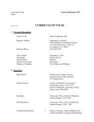 Curriculum Vitae View/download PDF file, 438KB - USC Department ...