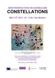 CONSTELLATIONS - Research Centre for Studies of Surrealism