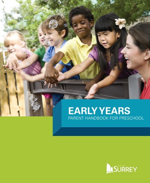 Preschool Parent Handbook - City of Surrey