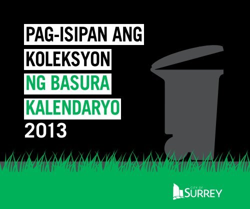 PAG-ISIPAN ANG KOLEKSYON NG BASURA - City of Surrey