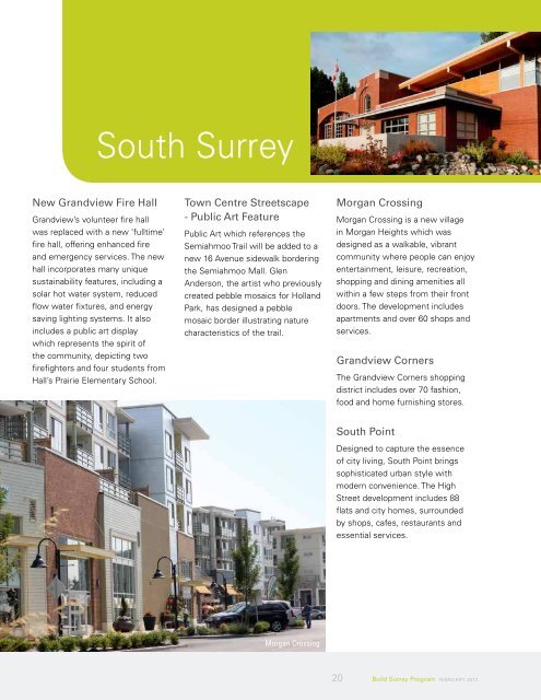 Build Surrey Program - City of Surrey