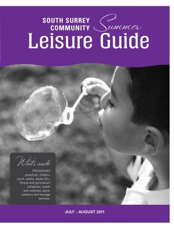 Leisure Guide - City of Surrey