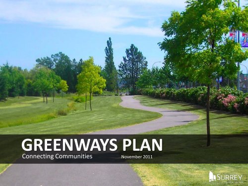 Greenways Plan information - City of Surrey