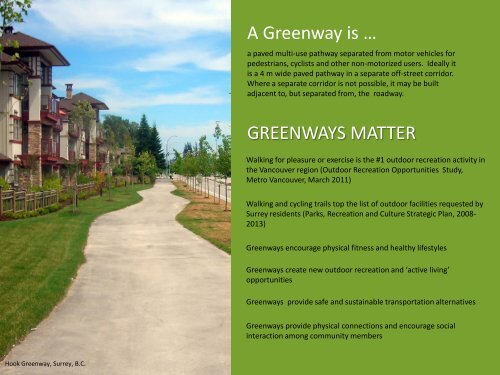 Greenways Plan information - City of Surrey