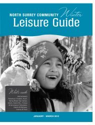 Leisure Guide - City of Surrey