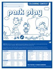 Park Play Colouring Contest - City of Surrey
