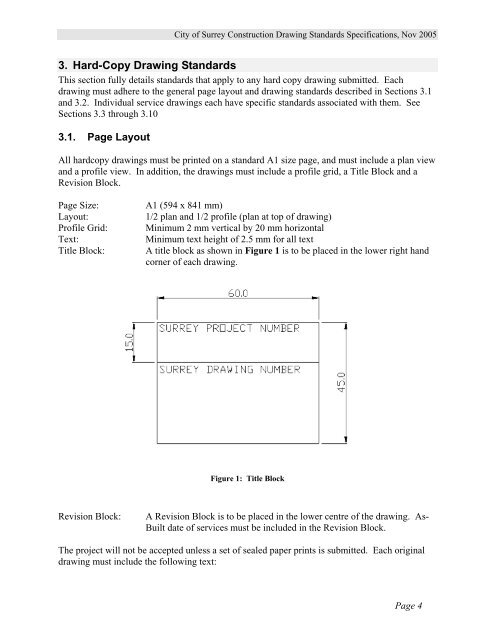 drawing standards - City of Surrey