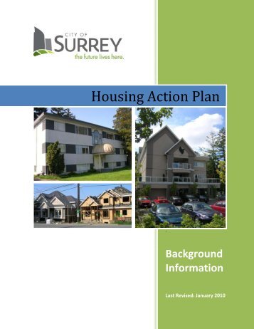 Housing Action Plan - City of Surrey
