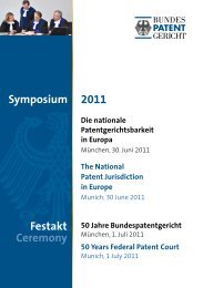 Programm zum Symposium 2011 als PDF - Bundespatentgericht