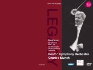 Boston Symphony Orchestra Charles Munch - International ...