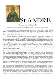 Neuvaine Ã  Saint Andre