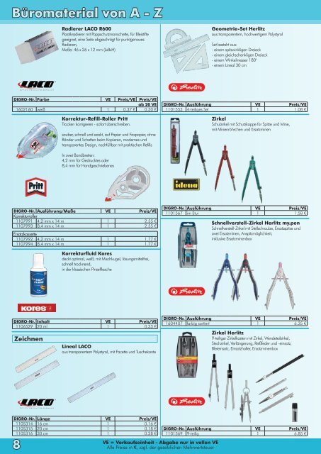 Büromaterial von A - Don Bosco Jugend-Werk GmbH Sachsen