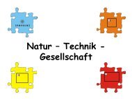 Natur â Technik - Gesellschaft