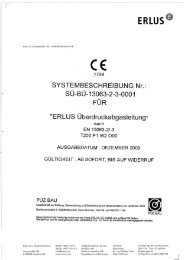 Überdruckabgasleitung CE Systembeschreibung 21.12.09 - Erlus AG