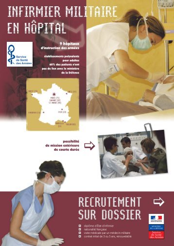 Télécharger la fiche métier Infirmier militaire en hôpital - Infirmiers.com