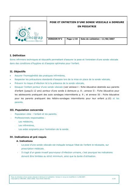 Pose et entretien d'une sonde vésicale à demeure ... - Infirmiers.com