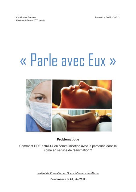 Communication Avec Une Personne Dans Le Coma Infirmiers Com