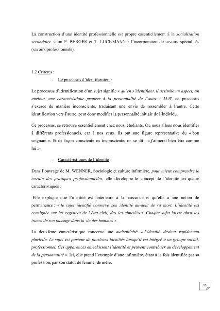 Lire le TFE - PDF - Infirmiers.com