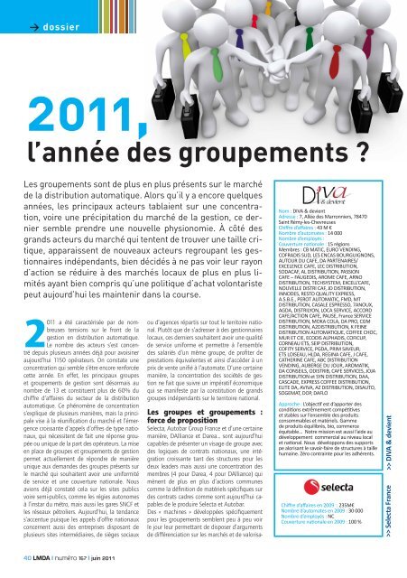 2011, l'annÃ©e des groupements - LMDA - Le Monde De La ...