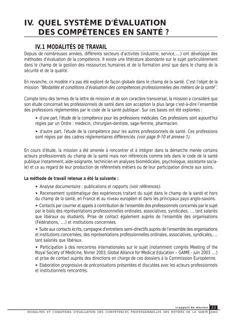 RAPPORT DE MISSION - La Documentation française