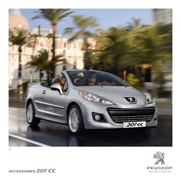 ACCESSOIRES 207 CC - Peugeot