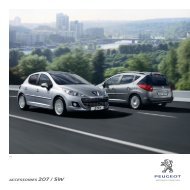 ACCESSOIRES 207 / SW - Peugeot