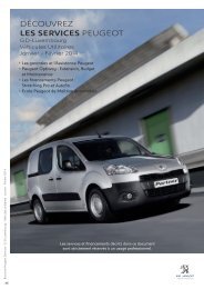 Brochure Services - Peugeot