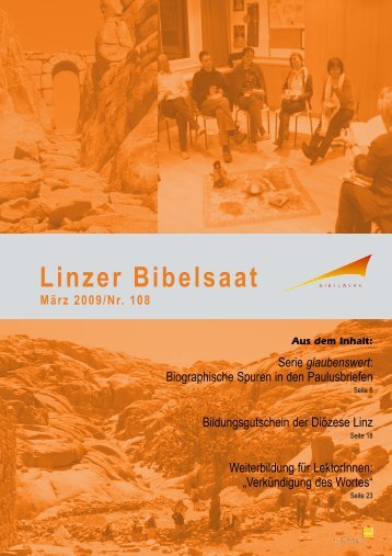 Bibelsaat 108 (pdf - ca. 1 MB) - Diözese Linz