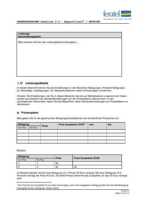 Erhebung_LeistungstrÃ¤ger Ferienwohnung - Surselva Info