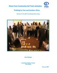 Notes from Community-led Total sanitation Training - SuSanA