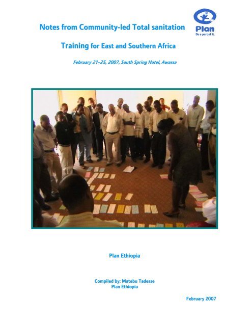 Notes from Community-led Total sanitation Training - SuSanA