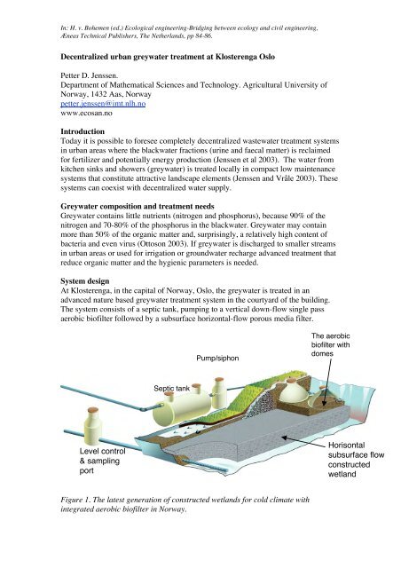 Decentralized urban greywater treatment at Klosterenga ... - SuSanA