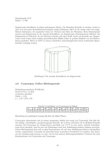 Kristallzüchtung als Hobby - Crystal Growing