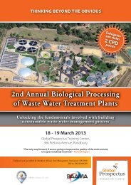 2nd Annual Biological Processing of Waste Water ... - SuSanA