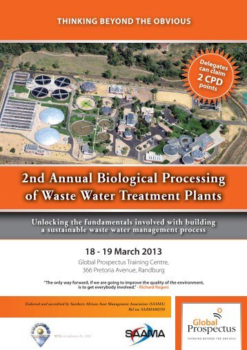 2nd Annual Biological Processing of Waste Water ... - SuSanA