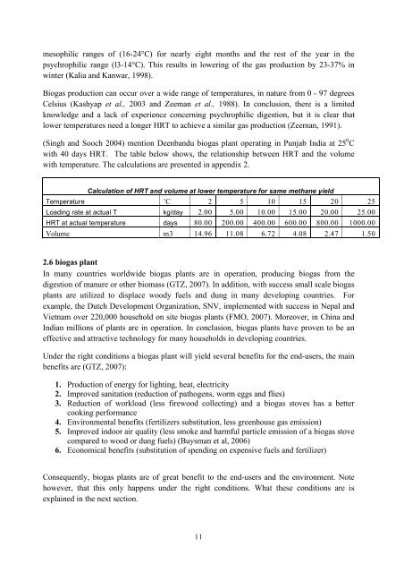 Biogas production in climates with long cold winters - SuSanA