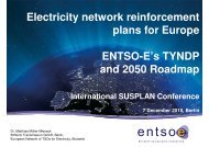 Electricity network reinforcement plans for Europe ENTSO-E - Dena