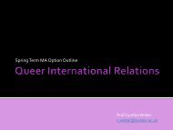 Queer International Relations - University of Sussex