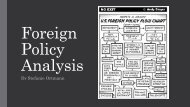 Foreign Policy Analysis